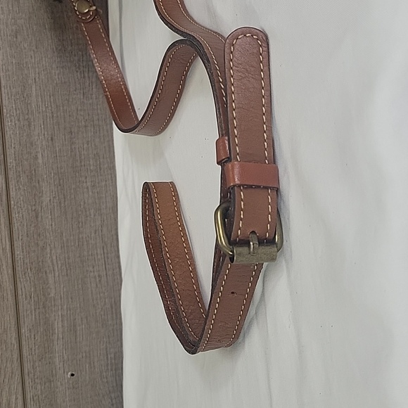 Patricia Nash Navy Blue Leather Crossbody Shoulder Bag - Picture 7 of 16